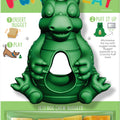 YETI PET PRODUCTS HANGRY DRAGON PUFF/PLAY DOG TOY  GREEN
