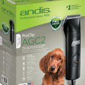 ANDIS AGC2 2 SPEED PROFESSIONAL ANIMAL CLIPPER 2700/3400 SPM BLACK