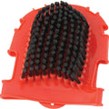 SCRUB & WASH GROOMING MITT 7 IN RED