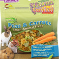 TROPICAL CARNIVAL NATURAL SMALL ANIMAL TREAT 3.5 OZ PEAS/CARROTS