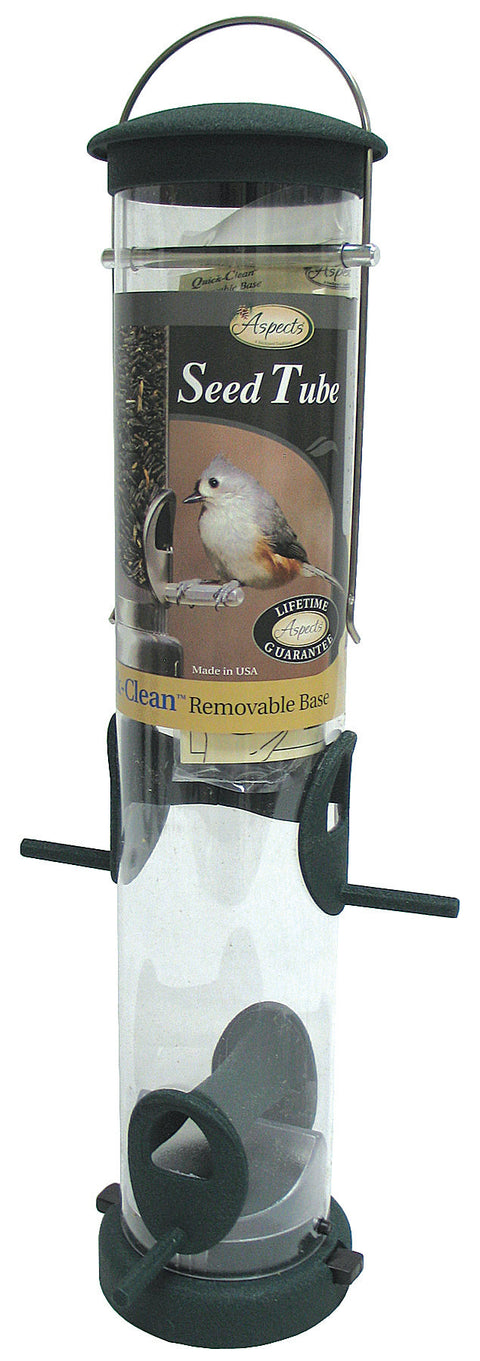 Aspects Quick-Clean Tube Seed Feeder
