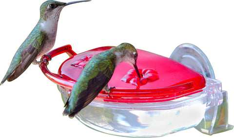 Hummzinger Gem Window Hummingbird Feeder