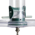 FANCY SWIRL SEED TRAY 10 IN CLEAR