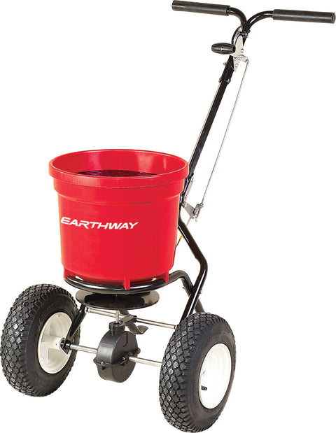 EARTHWAY COMMERCIAL BROADCAST SPREADER 50 LB HOPPER RED