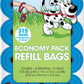 BAGS ON BOARD ECONOMY PACK REFILL BAGS 315 CT BLUE