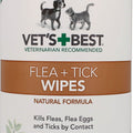 VET'S BEST FLEA & TICK WIPES 50 CT