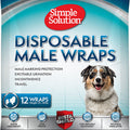 SIMPLE SOLUTION DISPOSABLE MALE WRAP MD-12 PK