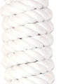 HAMILTON COTTON ROPE LEAD W/BRASS BOLT SNAP 10 FT WHITE