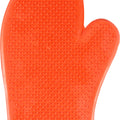 RUBBER GLOVE MASSAGE MITT 9 IN RED