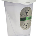 VAN NESS TREAT ME PET TREAT CONTAINER 2 LB WHITE