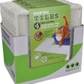 VAN NESS TRACKLESS LITTER MAT TILES 4 PK-4 PC WHITE