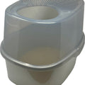 VAN NESS TRACKLESS TOP ENTRY CAT LITTER PAN LG GREY / SMOKE