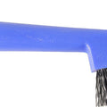 HOOF PICK W/BRUSH 7 IN BLUE