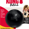 KONG EXTREME BALL W/HOLE XL BLACK