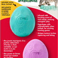 KONG INFUSED EGG W/CATNIP 2 PK PINK/TEAL