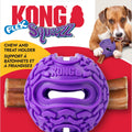KONG SQUEEZZ FLEX BALL SM/MD PURPLE