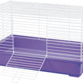 KAYTEE MY FIRST HOME SMALL ANIMAL CAGE 30X18X16.5 IN PURPLE