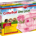 CRITTERTRAIL ONE LEVEL HABITAT PINK EDITION 20X11.5X11 IN PINK