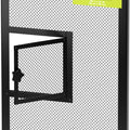 FRESH AIR SCREEN COVER W/HINGED DOOR 30X12 IN BLACK