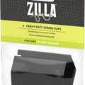 HEAVY DUTY SCREEN CLIPS SM BLACK