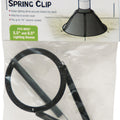 MOUNTING SPRING CLIP  BLACK