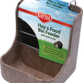 KAYTEE HAY-N-FOOD BIN FEEDER 5.75X5.75X7 IN