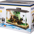 AQUEON LED AQUARIUM KIT RECTANGLE 29 GAL-30X12X18 BLACK