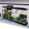 AQUEON LED AQUARIUM KIT RECTANGLE 55 GAL-48X13X20 BLACK