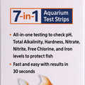 AQUEON 7 IN 1 AQUARIUM TEST STRIPS 50 CT