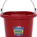 FORTIFLEX FLAT BACK BUCKET 20 QT RED