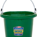 FORTIFLEX FLAT BACK BUCKET 20 QT GREEN