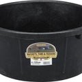 LITTLE GIANT ALL PURPOSE RUBBER TUB 6.5 GAL BLACK