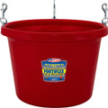 FORTIFLEX ROUND STALL FEEDER 30 QT RED