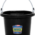 FORTIFLEX FLAT BACK BUCKET 20 QT BLACK
