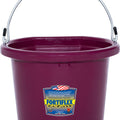 FORTIFLEX FLAT BACK BUCKET 20 QT MAROON