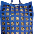 GATSBY ALL NATURAL SLOW HAY FEEDER 20X27X6.5 IN ROYAL BLUE