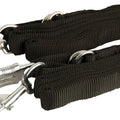GATSBY ADJUSTABLE NYLON CROSS TIES W/PANIC SNAP 5-9 FT BLACK
