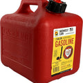 PLASTIC GAS CAN W/QUICK-FLOW SPOUT 2 GAL RED