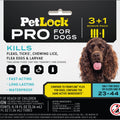 PETLOCK PRO FLEA & TICK CONTROL FOR DOGS 23-44 LB-4 PK