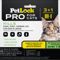 PETLOCK PRO FLEA & TICK CONTROL FOR CATS  > 1.5 LB-4PK