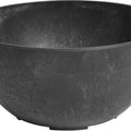 ARTSTONE NAPA BOWL PLANTER 10 IN BLACK