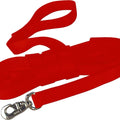 HAMILTON SINGLE THICK LUNGE LINE W/SWIVEL 26 FT RED
