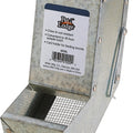 PET LODGE GALVANIZED FEEDER W/SIFTER BOTTOM & LID 3 IN