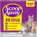SCOOP AWAY EXTRA STRENGTH MULTI-CAT LITTER 25 LB CLEAN BREEZE