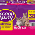 SCOOP AWAY CLUMPING LITTER MULTI CAT 38 LB SCENTED