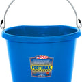 FORTIFLEX ECONOMY FLAT BACK BUCKET 20 QT BLUE
