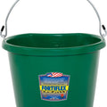 FORTIFLEX ECONOMY FLAT BACK BUCKET 20 QT GREEN