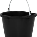 FORTIFLEX ECONOMY FLAT BACK BUCKET 20 QT BLACK