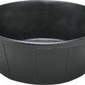 FORTIFLEX RUBBER STALL FEEDER 15 GAL BLACK