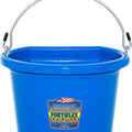 FORTIFLEX FLAT BACK BUCKET 8 QT BLUE